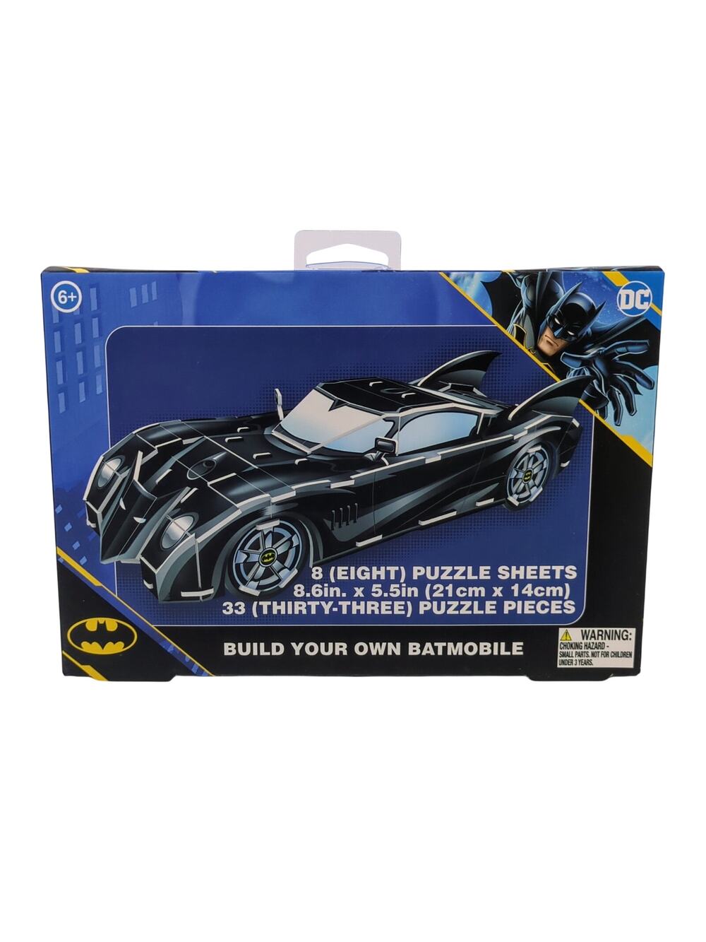 DC Batman Build Your Own Batmobile 3D Puzzle 33 Piece Warner Bros Paladone New